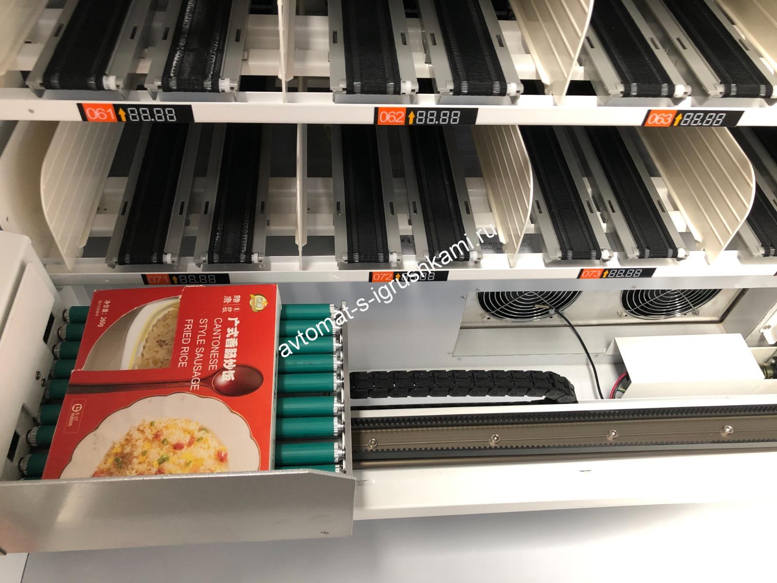 Вендинговый автомат для подогреваемой еды