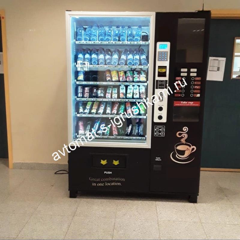ВЕНДИНГОВЫЙ АВТОМАТ КОМБИНИРОВАННЫЙ КОФЕ И СНЕК