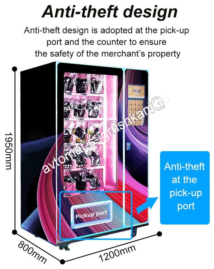 Вендинговый автомат для одежды, тапочек