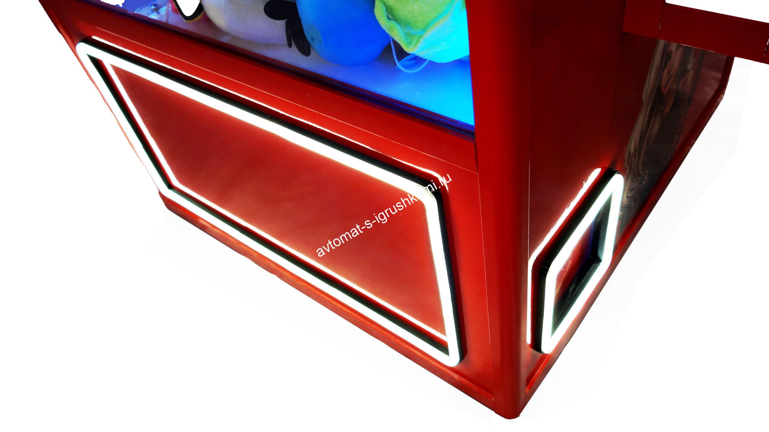 Автомат с игрушками Кра-Няшка Красный Минимализм хватайка